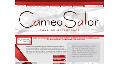 Desktop Screenshot of cameobeautysalon.com